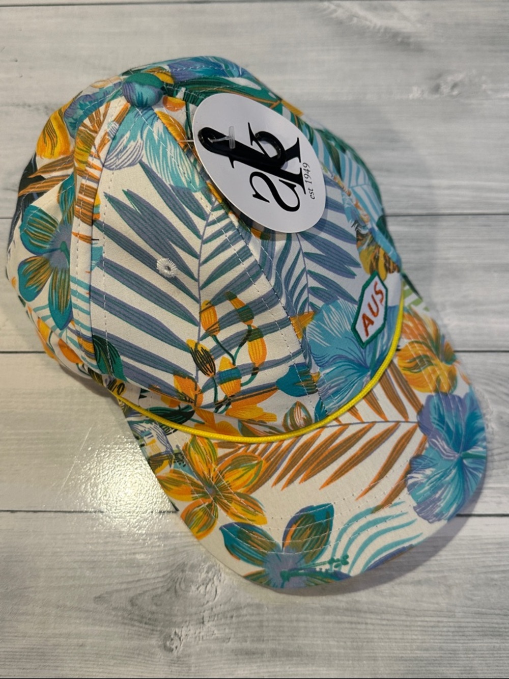 Australia Tropical Floral Baseball Cap • NWT!